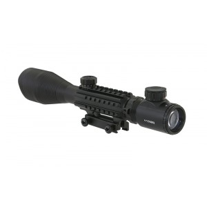 Прицел оптический (реплика) 4-12x50EG Riflescope w/ Integrated Mount - Black [ACM]